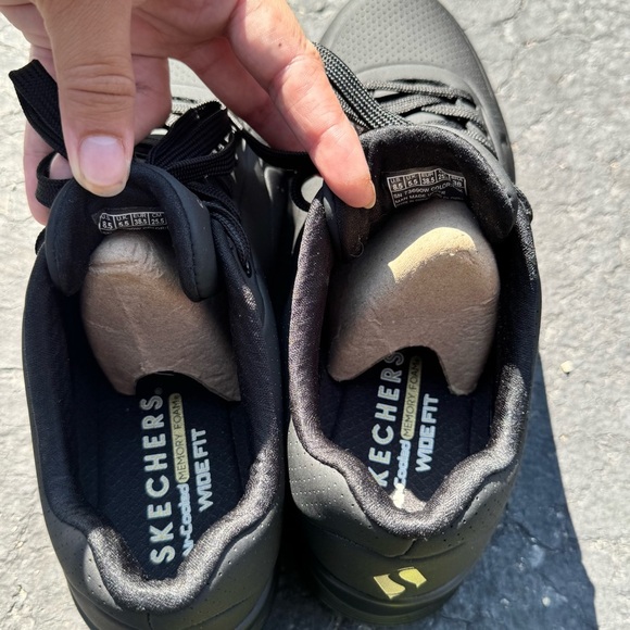 Skechers Street LA Sneakers - Women’s 8.5 Wide- Black - Stand On Air - Like new - Picture 4 of 7